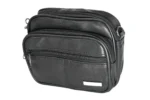 Sheepskin Leather Compact Clutch Bag SKU 1091 detail view showing hand-carry body and closure line