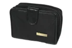 PU Mini Wallet SKU 1264 angle view showing fold structure and mini wallet profile