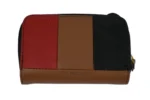 Cowhide Leather Mini Wallet SKU 1483 detail view showing fold structure and mini wallet profile