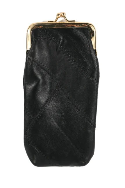 PU Compact Wallet SKU 1764 front view showing fold structure and compact body