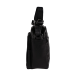 Side gusset with upper strap ring and buckle — Cowhide leather, SKU 176FB