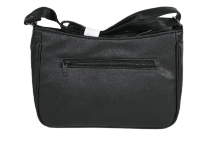 PU Crossbody Bag SKU 1885 back view showing compact body and strap connection points