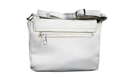PU Shoulder Bag SKU 2083 back view showing shoulder strap structure and main body panel