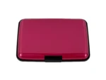 Plastic Window Card Holder SKU 2137 front view showing flat holder body and card window area