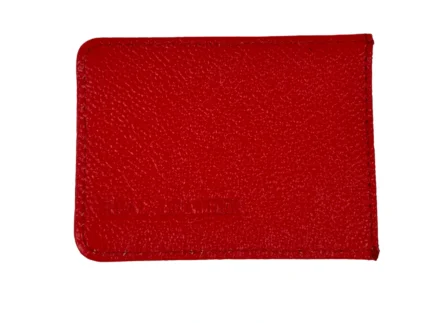 PU Window Card Holder SKU 2273 front view showing flat holder body and card window area