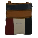 Cowhide Leather Compact Crossbody Bag SKU 2383 front view showing compact body and strap connection points