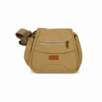 Polyester Crossbody Bag SKU 2452 angle view showing compact body and strap connection points