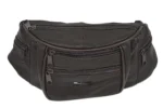 Leather Waist Bag SKU 2541 detail view showing belt-style strap and compact front body