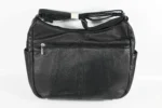 Sheepskin Leather Dual-Handle Tote Bag SKU 2591 back view showing dual handle structure and top opening line