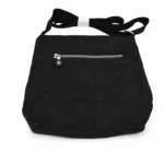 Polyester Crossbody Bag SKU 3042 angle view showing compact body and strap connection points