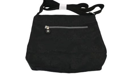 Polyester Crossbody Bag SKU 3042 front view showing compact body and strap connection points
