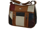 Cowhide Leather Dual-Handle Tote Bag SKU 3083 detail view showing dual handle structure and top opening line