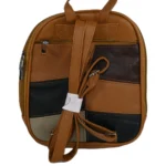 Cowhide Leather Top-Handle Backpack SKU 3283 detail view showing body profile and top handle
