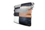 Cowhide Leather Crossbody Bag SKU 3383 detail view showing compact body and strap connection points