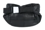 Leather Waist Bag SKU 3441 back view showing belt-style strap and compact front body