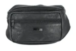 Leather Waist Bag SKU 3441 front view showing belt-style strap and compact front body