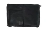 Sheepskin Leather Mini Wallet SKU 3741 detail view showing fold structure and mini wallet profile