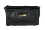 PU Compact Wallet SKU 3764 front view showing fold structure and compact body