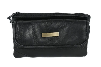 PU Compact Wallet SKU 3764 front view showing fold structure and compact body