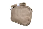 Cowhide Leather Compact Crossbody Bag SKU 3801 detail view showing compact body and strap connection points