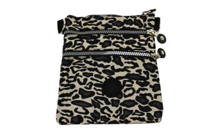 Polyester Compact Crossbody Bag SKU 4442 angle view showing compact body and strap connection points