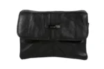 Sheepskin Leather Compact Wallet SKU 4491 front view showing fold structure and exterior panel layout