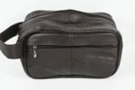 Cowhide Leather Compact Clutch Bag SKU 4573 detail view showing hand-carry body and closure line