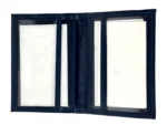 PU Window Travel Card Holder SKU 5100 detail view showing flat holder body and card window area