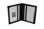 PU Window Travel Card Holder SKU 5100 inside view showing flat holder body and card window area