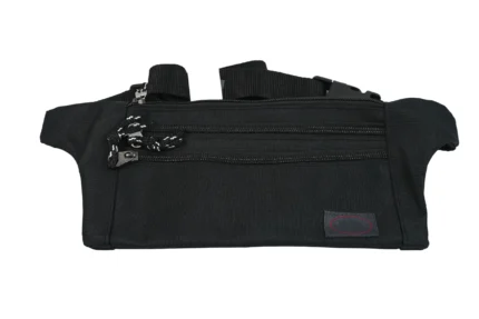 Polyester Waist Bag SKU 6152 angle view showing belt-style strap and compact front body