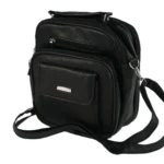 Sheepskin Leather Crossbody Bag SKU 6541 detail view showing compact body and strap connection points