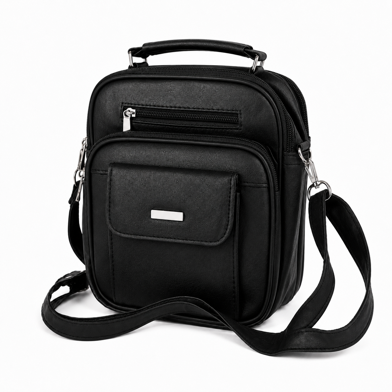 6541_Crossbody Bags_sheepskin_26x25x10-main Sheepskin leather crossbody bag OEM reference SKU 6541
