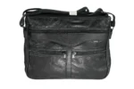 Patchwork Dual-Handle Tote Bag SKU 6774 front view showing dual handle structure and top opening line