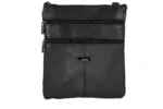 Sheepskin Leather Compact Crossbody Bag SKU 6891 detail view showing compact body and strap connection points