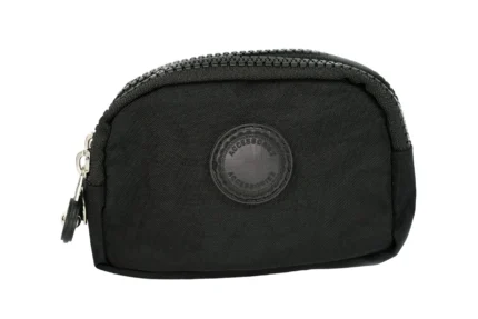 Polyester Compact Wallet SKU 7052 front view showing fold structure and compact body