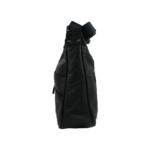 Narrow side of the bag showing piped edges and a lower panel band — Cowhide leather, SKU 706FB