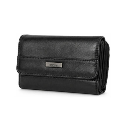 Sheepskin Long Flap Wallet with Side Zip OEM SKU 7221 normalized catalog product image