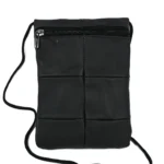 Cowhide Leather Compact Crossbody Bag SKU 7300 back view showing compact body and strap connection points