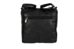 Sheepskin Leather Compact Crossbody Bag SKU 7891 back view showing compact body and strap connection points