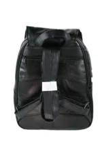Sheepskin Leather Top-Handle Backpack SKU 7910 detail view showing body profile and top handle