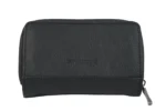 Cowhide Leather Mini Wallet SKU 8073 back view showing fold structure and mini wallet profile
