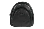 Sheepskin Leather Top-Handle Backpack SKU 8491 detail view showing body profile and top handle