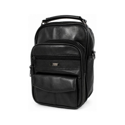 Top-Handle Sheepskin Leather Clutch Bag with Flap Pocket OEM SKU 8541 normalized catalog product image