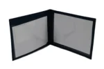 Inside panel detail of PU disability certificate holder OEM SKU 8941 for certificate and ID display