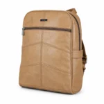 Cowhide Leather Top-Handle Backpack SKU 9573 detail view showing body profile and top handle