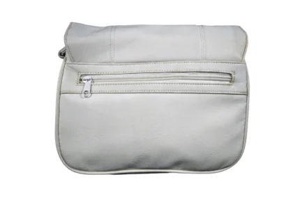 PU Crossbody Bag SKU 9785 back view showing compact body and strap connection points