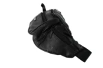Sheepskin Leather Waist Bag SKU L2541 side view showing belt-style strap and compact front body