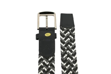 Leather Buckle Belt SKU 6972 detail view showing long strap profile and buckle area