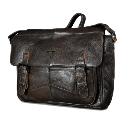 Flap-Front Cowhide Leather Shoulder Bag - OEM Reference SKU 3573 - SKU 3573