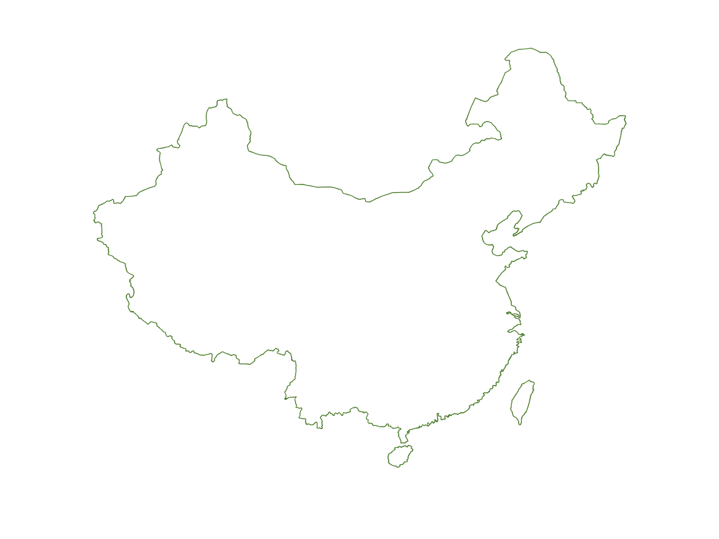 China map overview of the existing production, sourcing and Hong Kong coordination locations